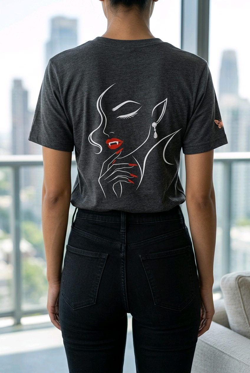 Women’s Vampire Diva Halloween Tee