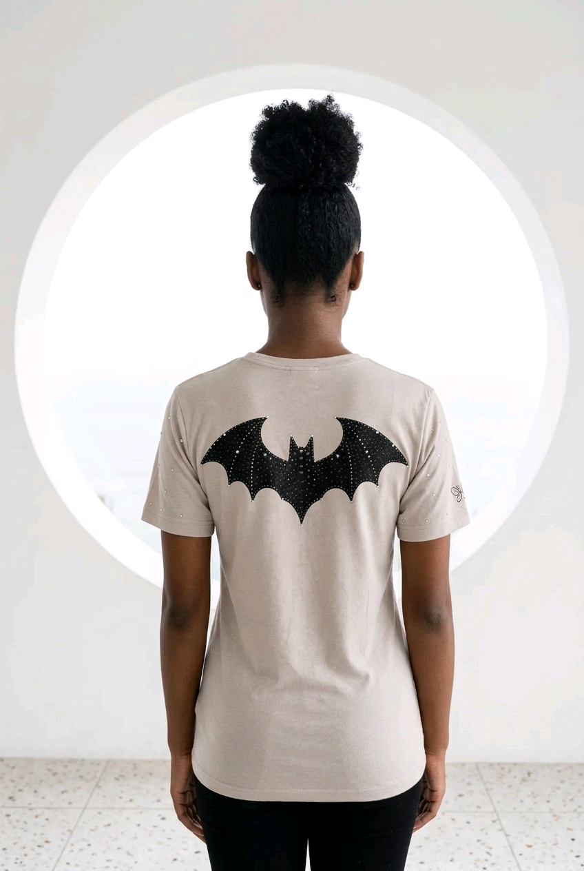 Women’s Bat-titude Graphic Halloween Tee