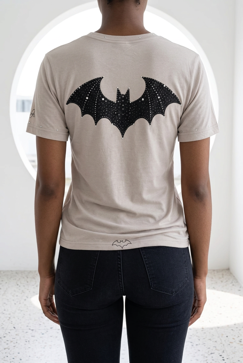 Women’s Bat-titude Graphic Halloween Tee